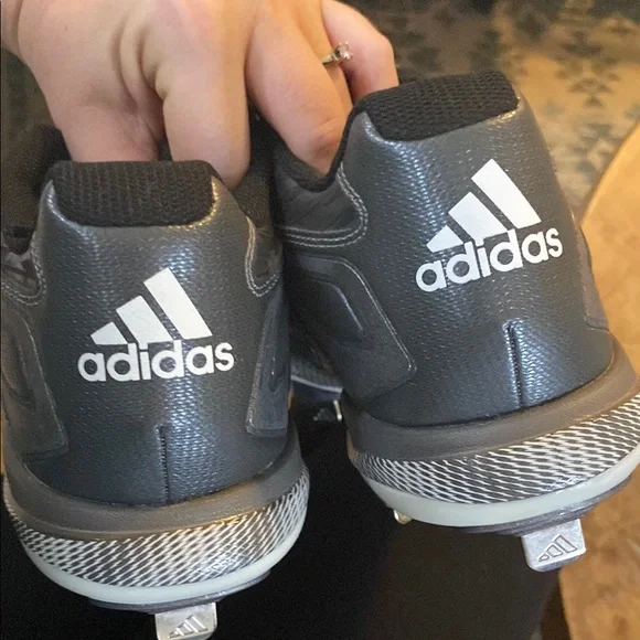 Adidas LiteStrike Black Cleats - Picture 4 of 8